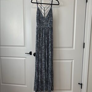 Silence + Noise Blue Maxi Dress